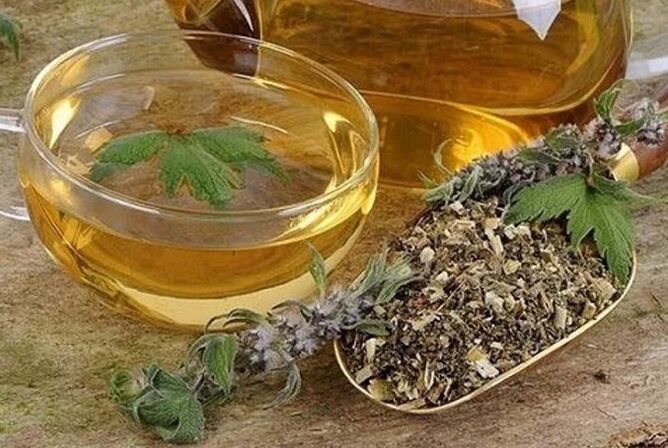 Un mélange d'herbes